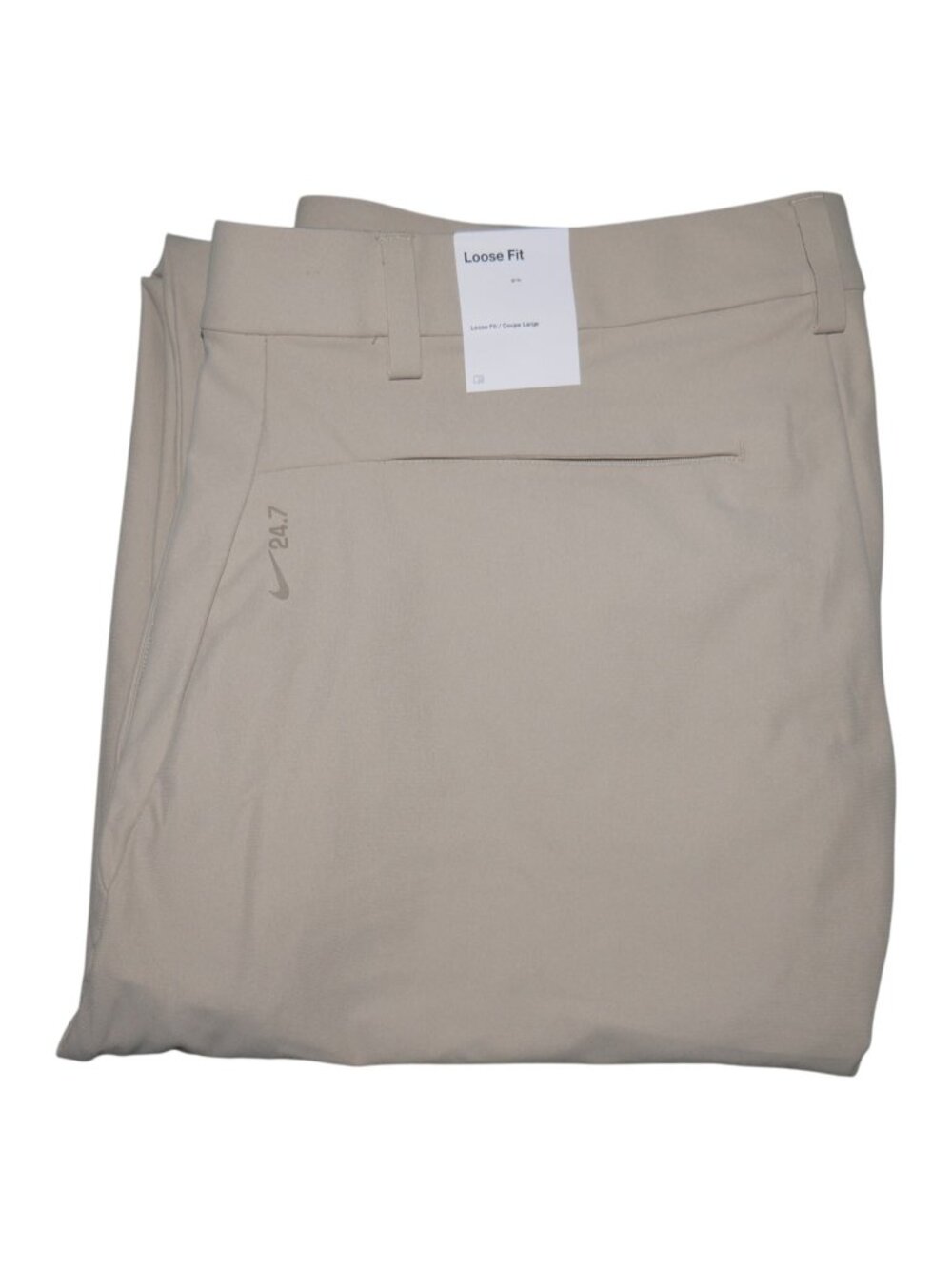 Nike 24.7 PerfectStretch Loose Fit Pants Men's Size 36x30 Khaki UV Protection